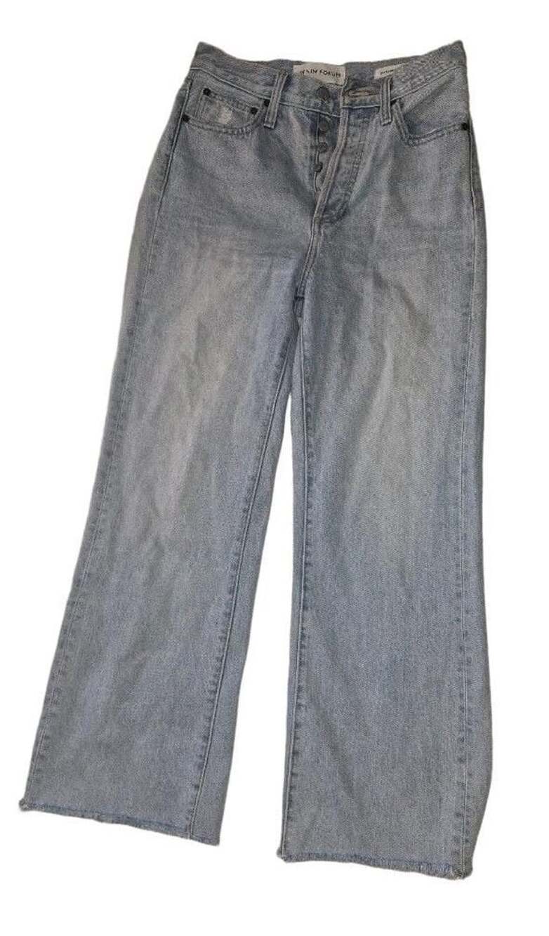 Denim Forum The Farrah High Rise Wide Leg Size 25